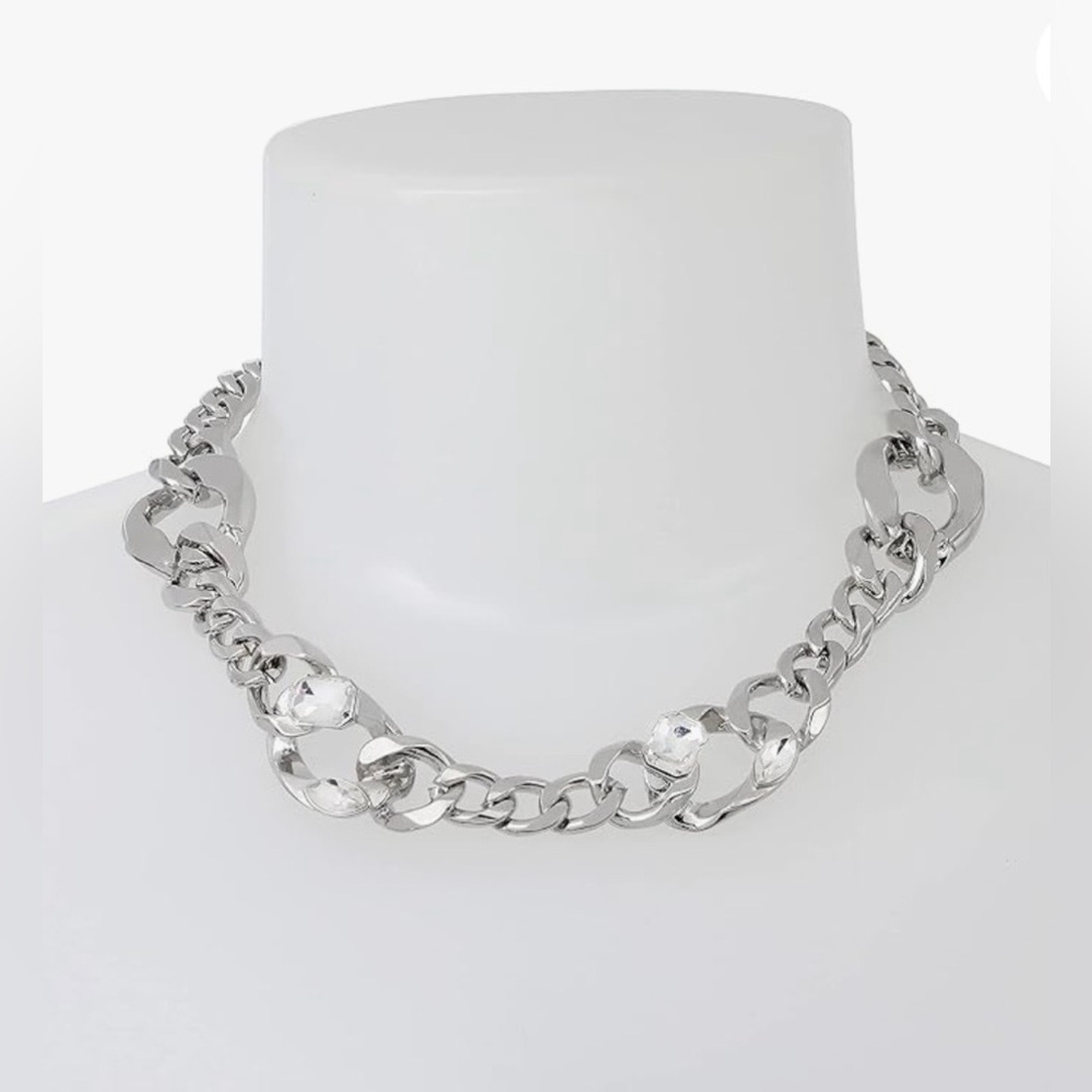 Steve Madden Stone Link Necklace
